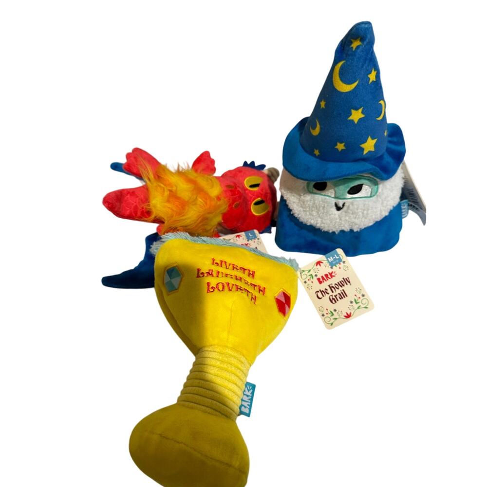 Bark Box Super Chewer Dog Toys Knights of Gnawmore Set 3